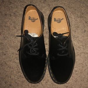 Dr Martens 1461 Classic Black Patent Flat Shoes